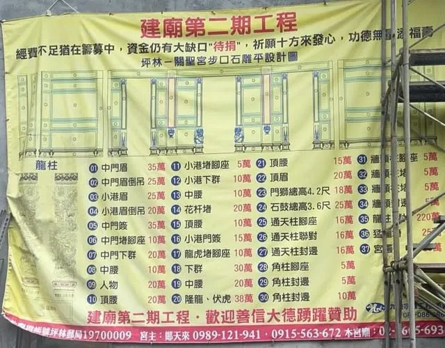 建築物捐獻